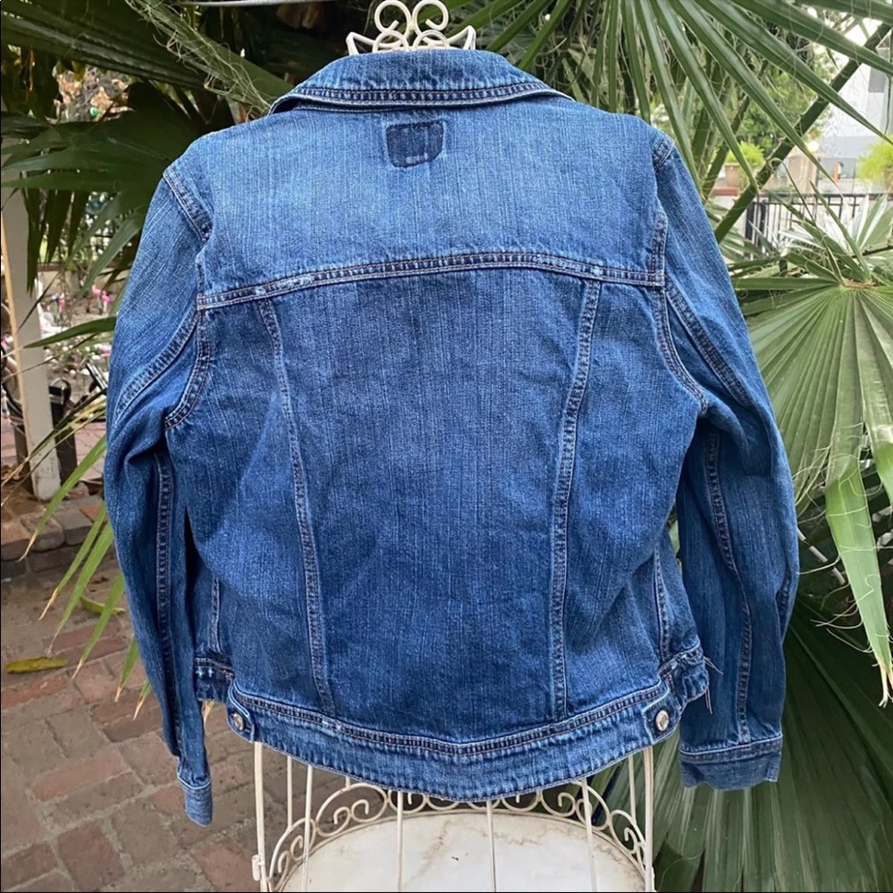 American Eagle Jean Denim Jacket size Small - Picture 6 of 6